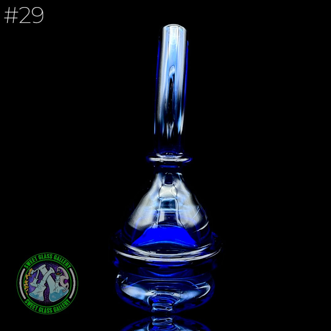 Zach Harrison - Puffco Peak Attachment #29 - Short Path Sipper Dry (Light Cobalt Blue)