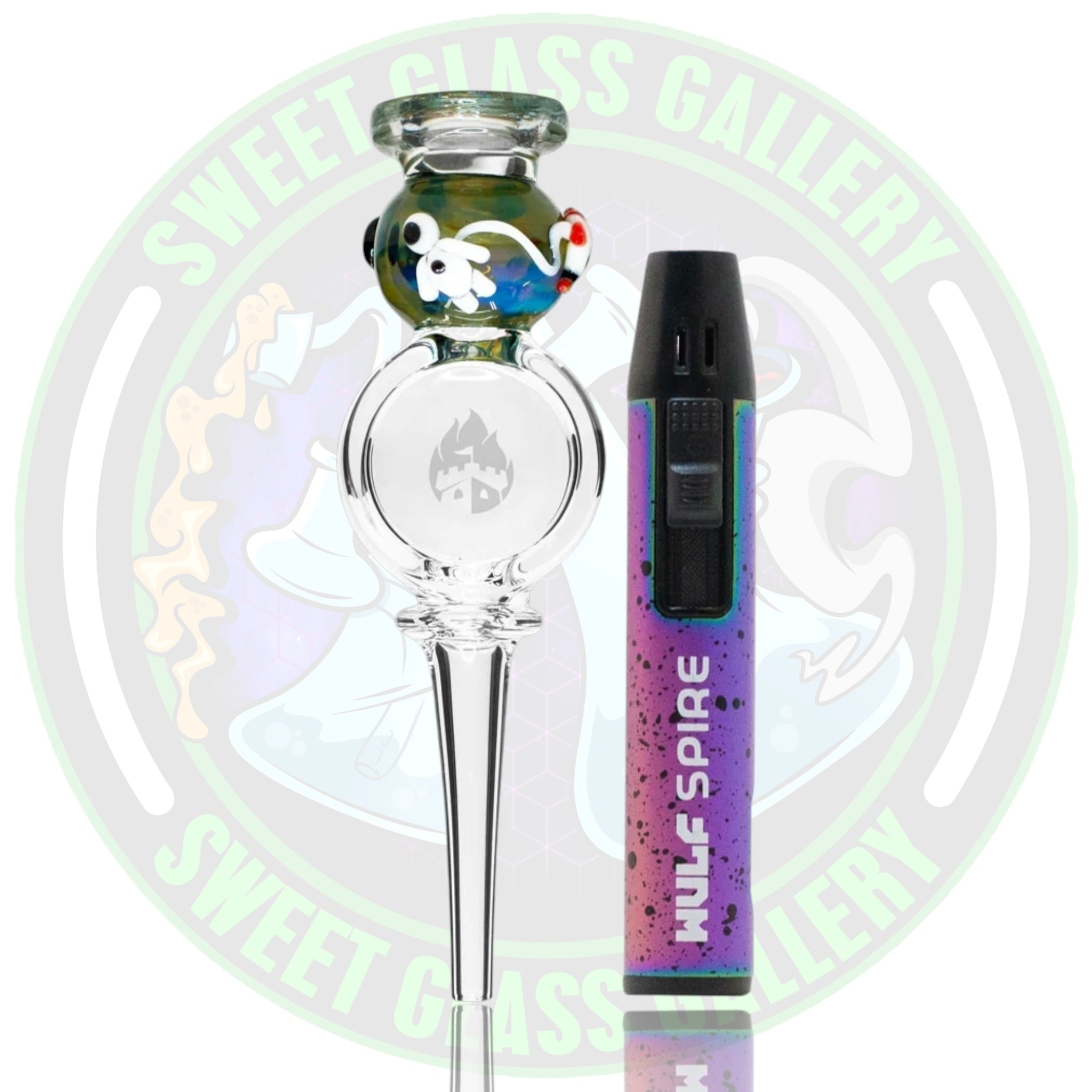 Empire Glassworks x Wulf - Honey Straw & Pen Torch Kit - Galactic