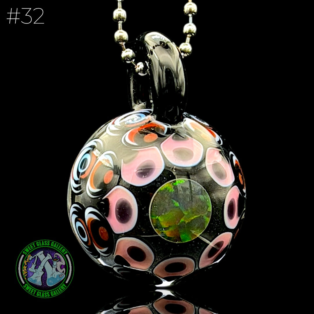 Steve H Glass - Pendant #32 - Dot Stack