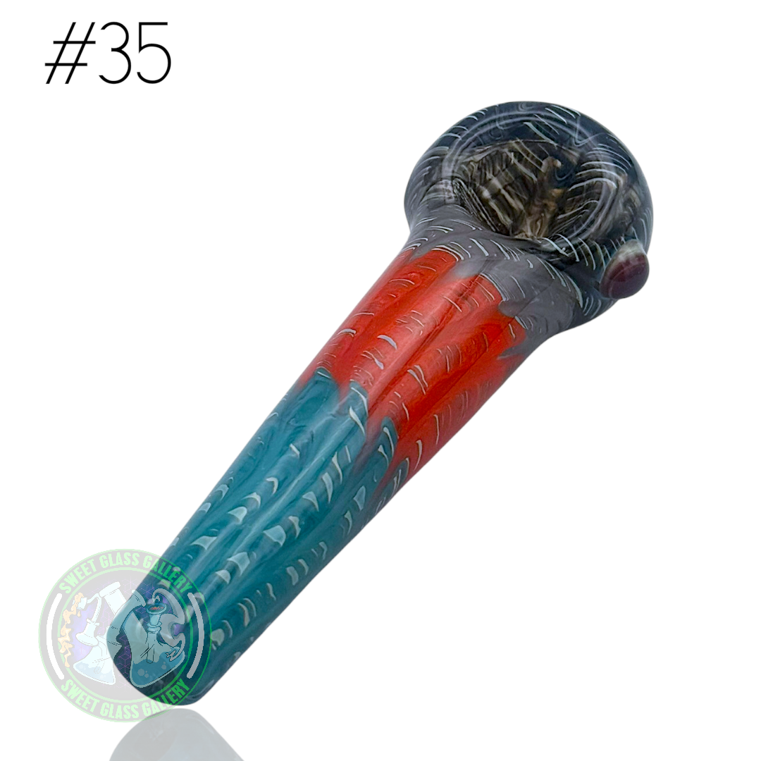 Daniel's Glass Art - Dry Pipe #35