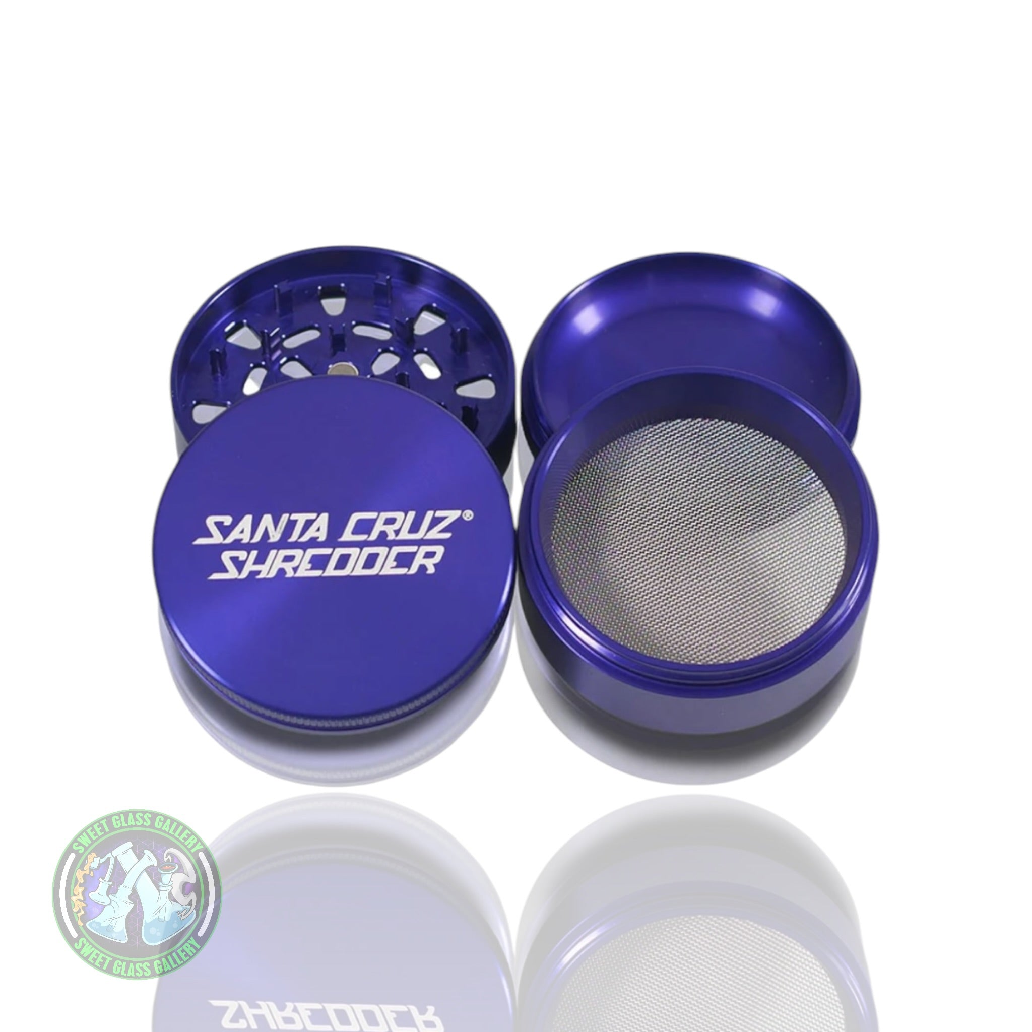 Santa Cruz Shredder - Large 4pc Grinder - Purple
