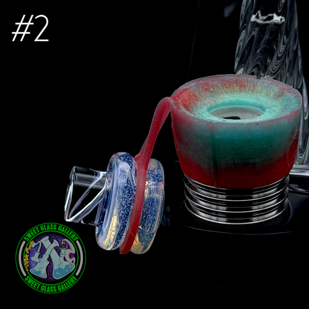 One Trick Pony - Rockulus Tether #2 - Puffco Peak Pro 3DXL - Pink/Green/Pearl