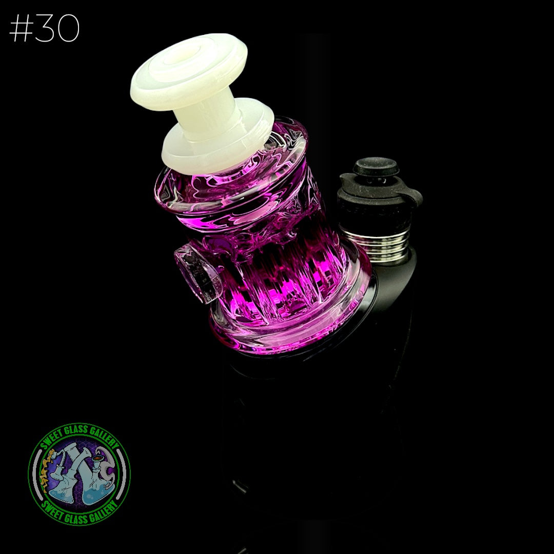 Dōp Glass - Puffco Attachment - Dry Gylcerin Purple #30