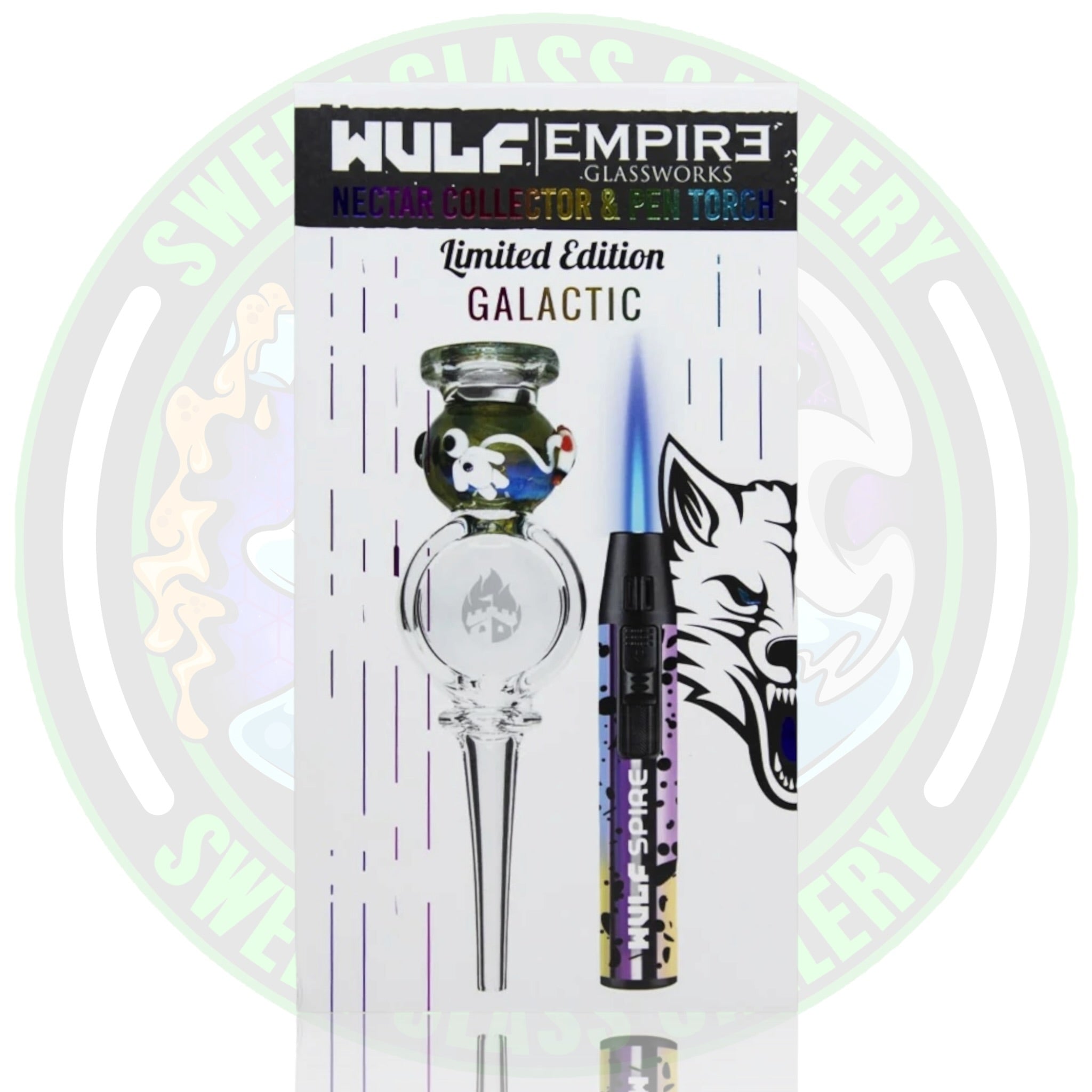 Empire Glassworks x Wulf - Honey Straw & Pen Torch Kit - Galactic