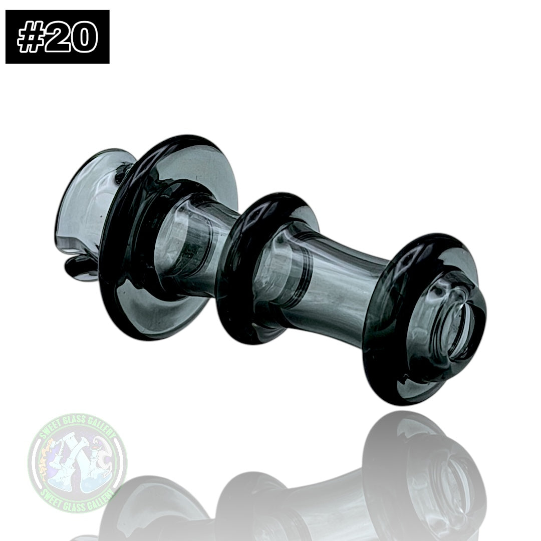 Rone Glass -Puffco Pivot Top #20 - Transparent Black
