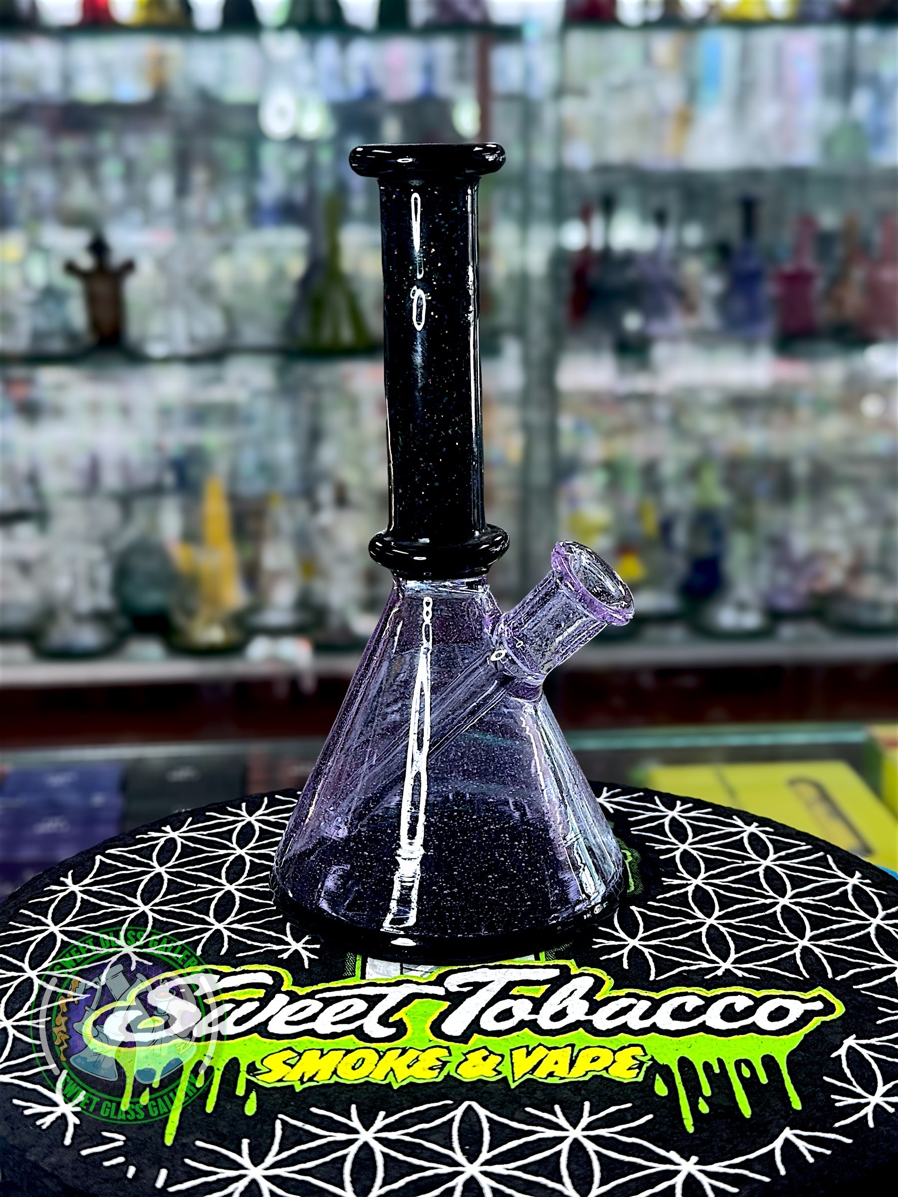 Selko Glass - Rig #3 - Shreddy Flask (Crushed Opal