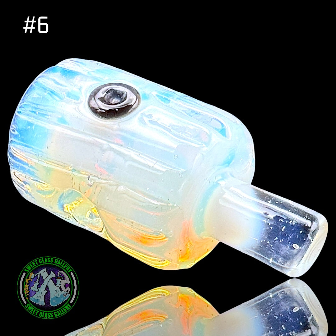 Rone Glass - Pendant #6 - Spray Tip (Secret White)