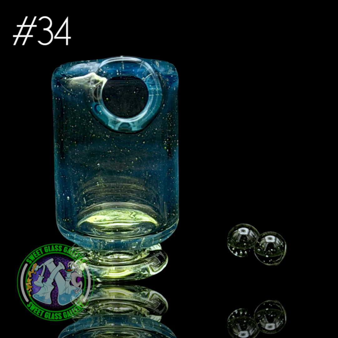 Kizmit Glass - Puffco Pivot Top #34 - Opal Potion (CFL)