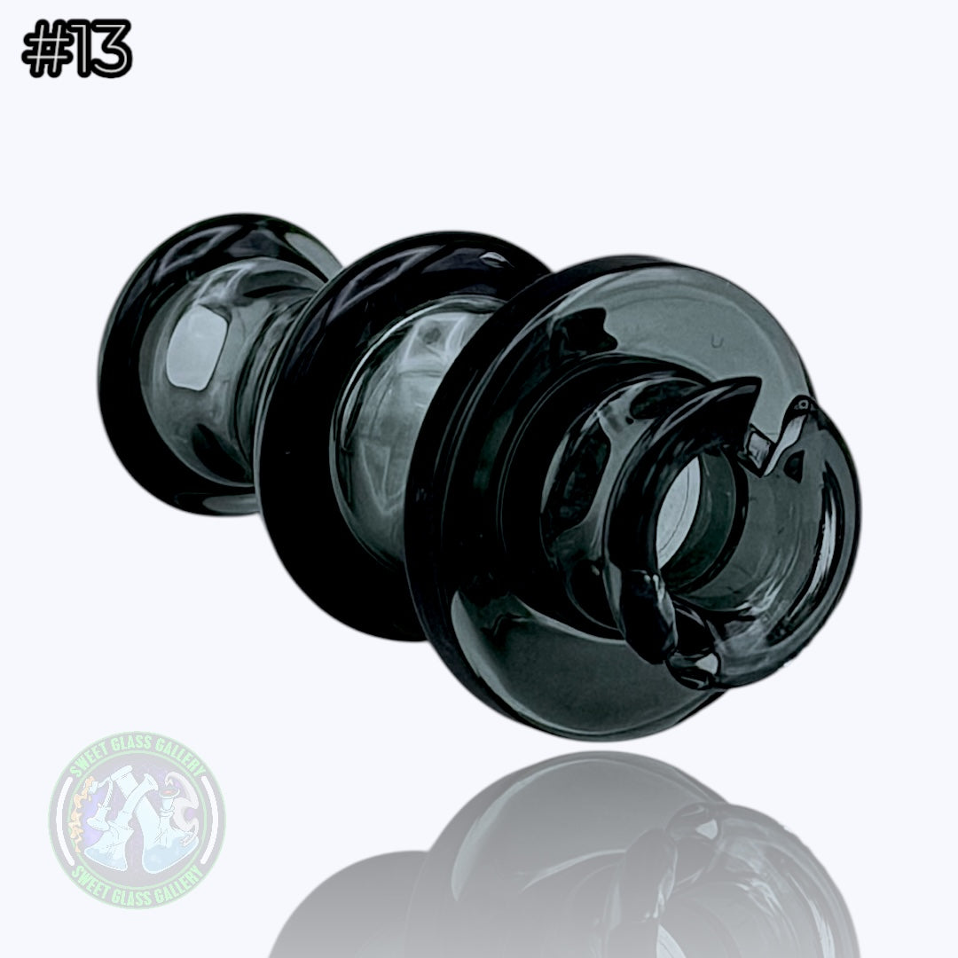 Rone Glass -Puffco Pivot Top #13 - Transparent Black