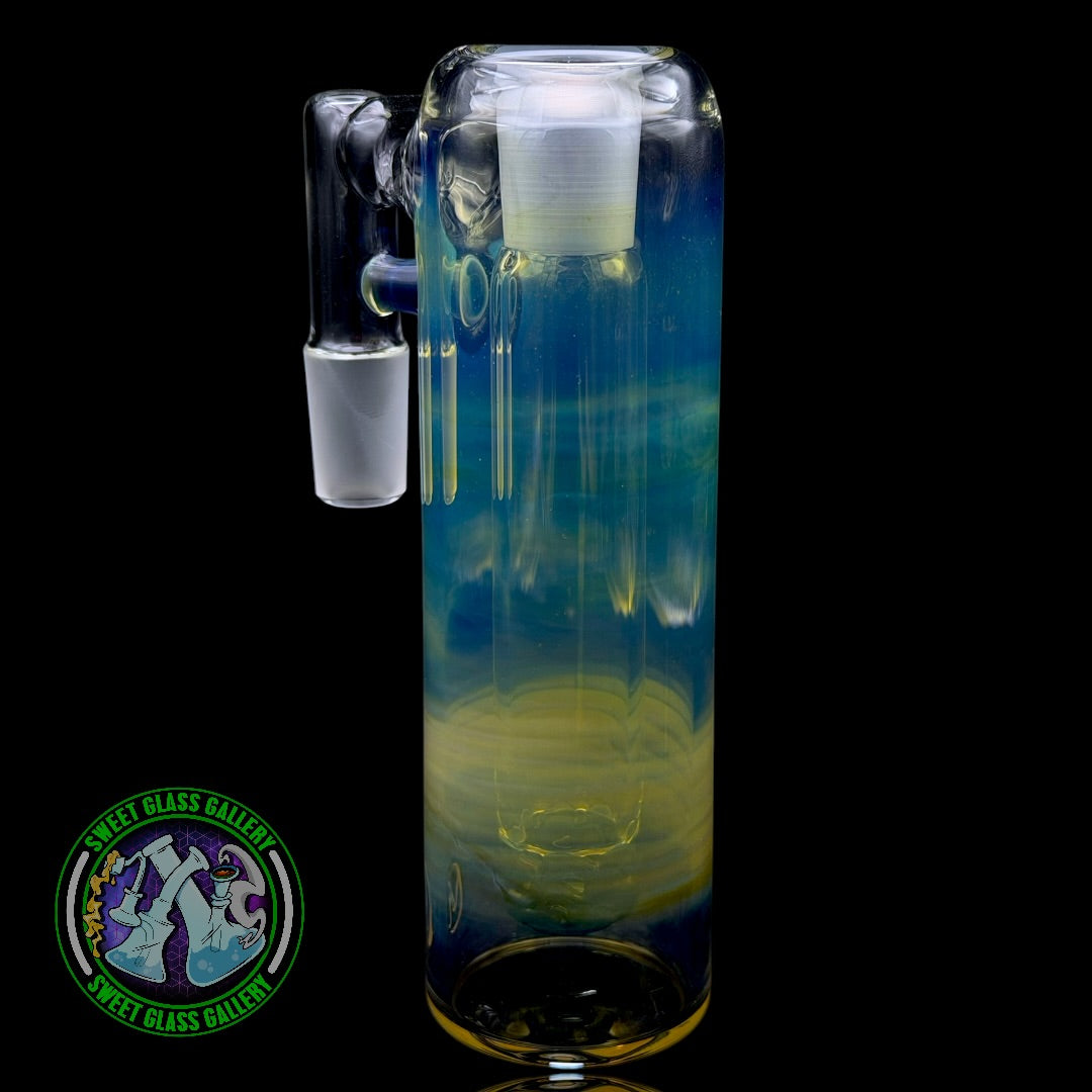 Fluid Glass - Ash Catcher #20 - 18mm Blue Amber Purple