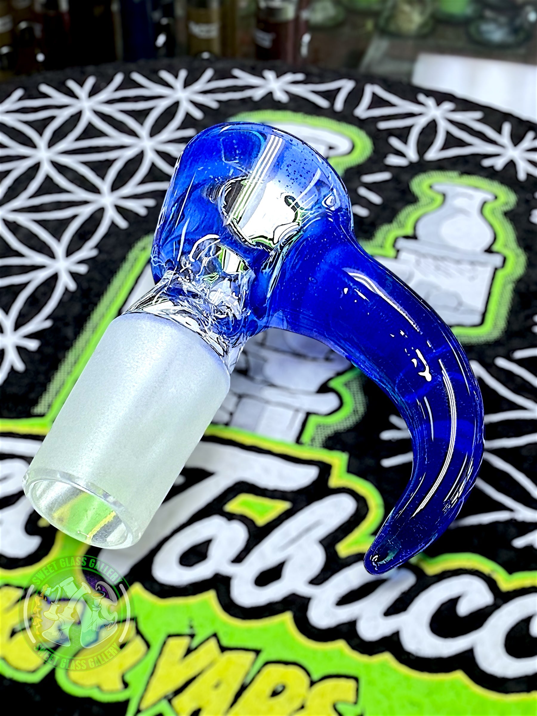 Fluid Glass - Tube #7 - Large Nautilus (Mystique Blue)