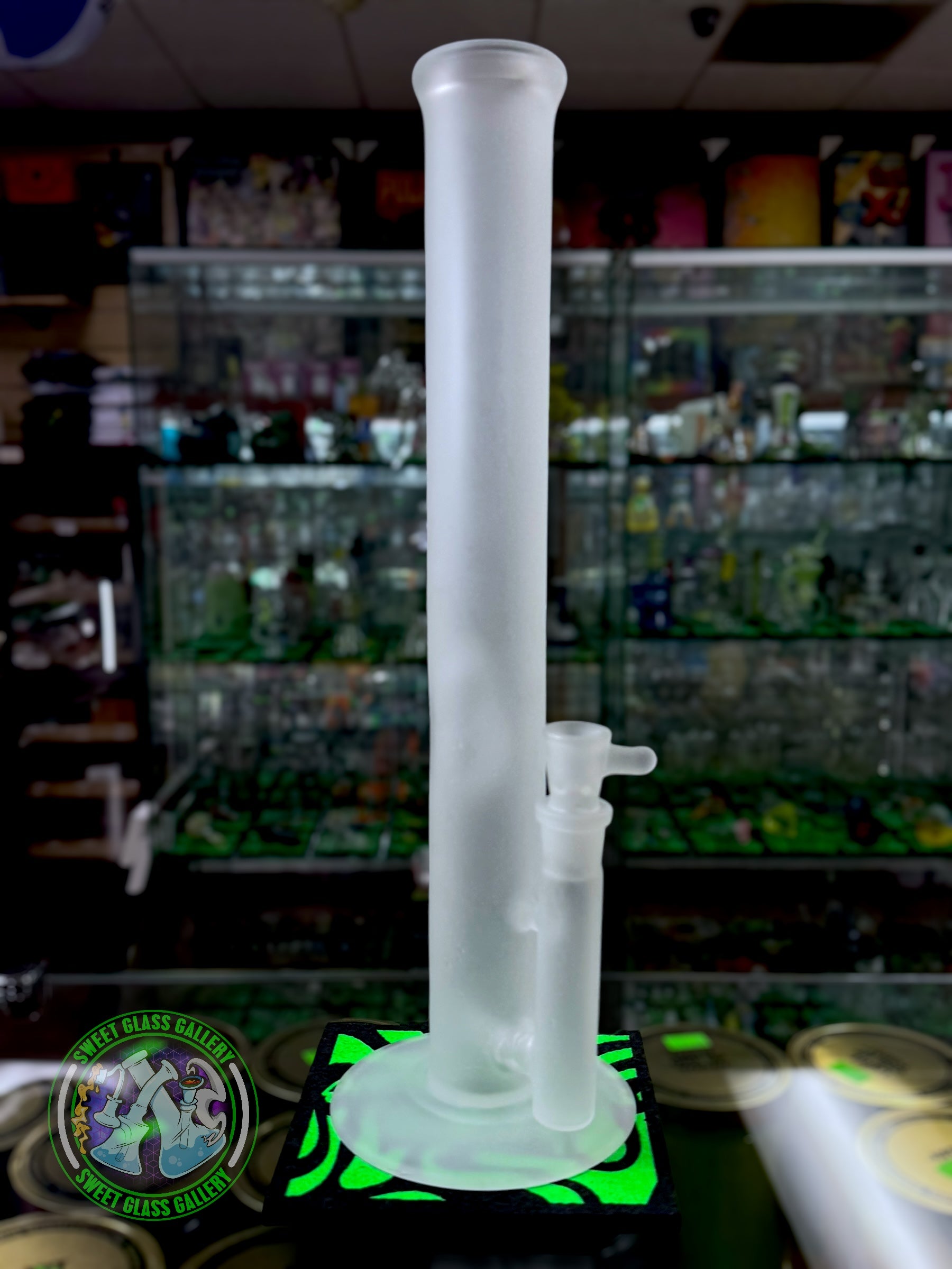 Artist First GlassWorks - Straight Tube - Sand Blasted