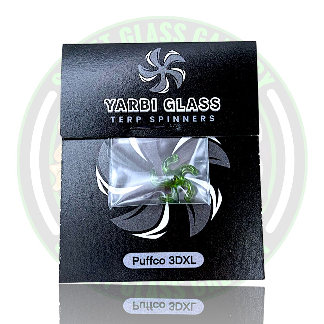 Yarbi Glass - Terp Spinners - Puffco 3DXL - Green