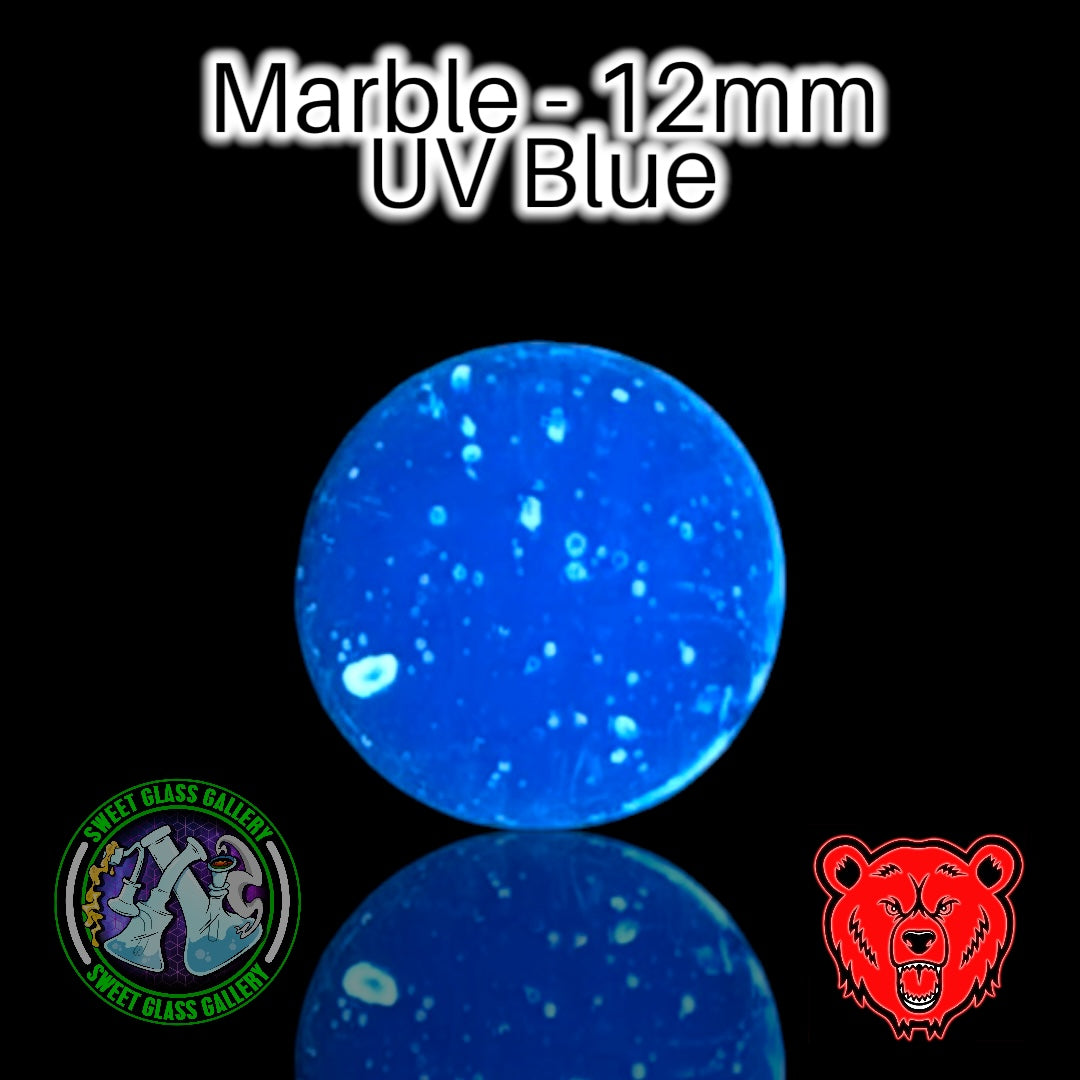 Bear Quartz - Guard Marble 12mm - UV Blue