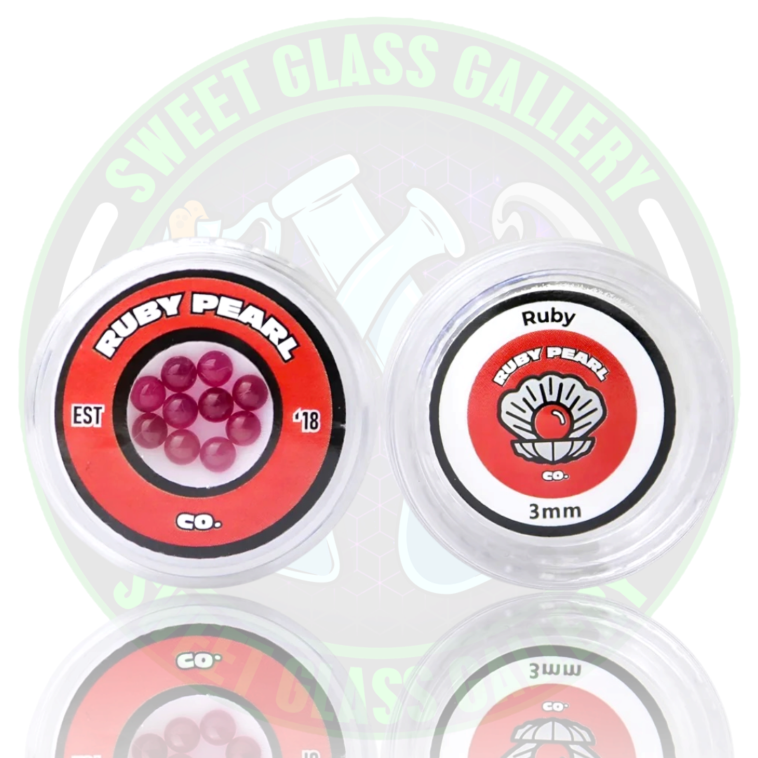 Ruby Pearl Co - Terp Pearl - 3mm Ruby 10-Pack