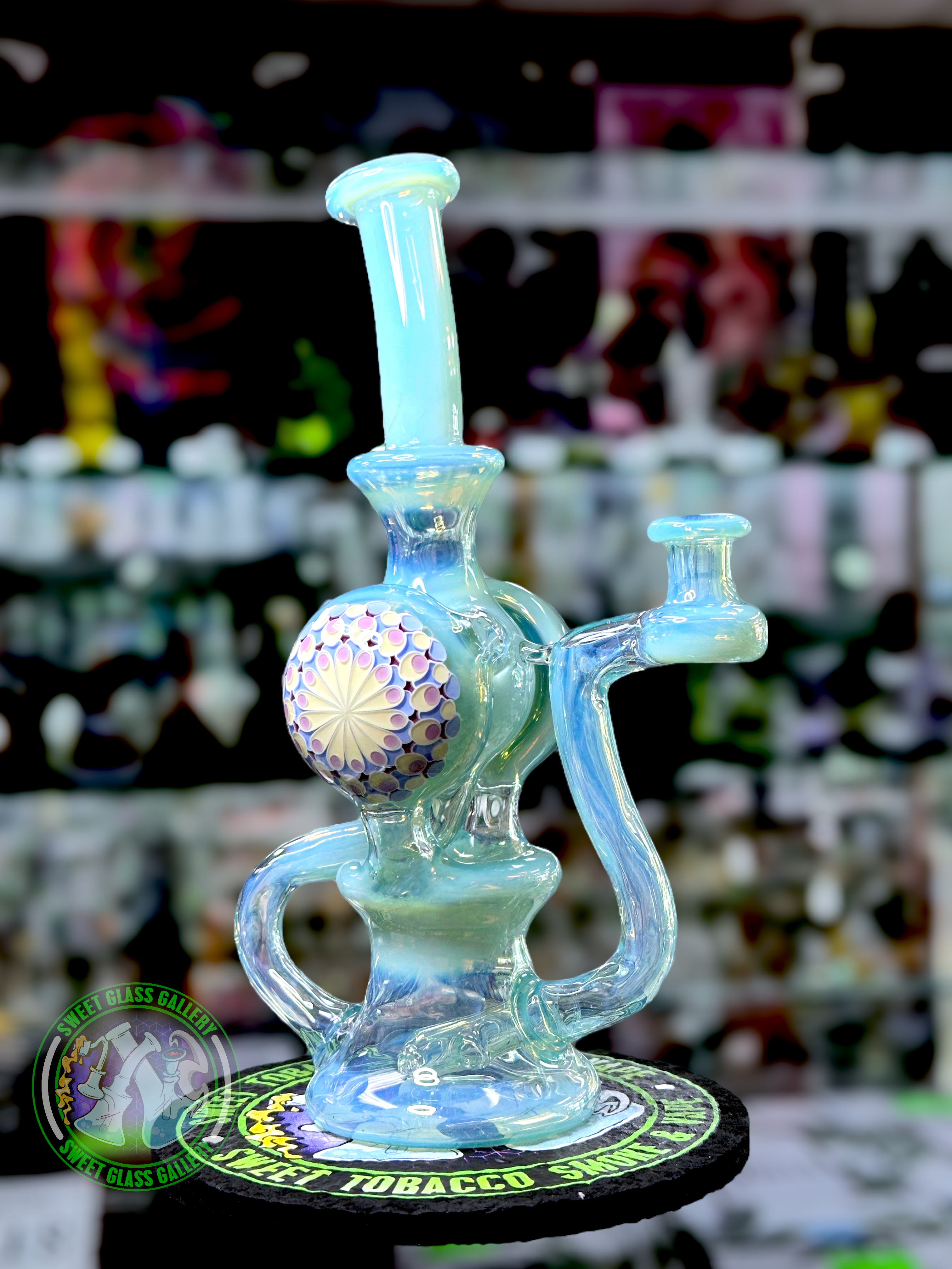 Olour Glass - Rig - Globetrotter Recycler Dot Stack