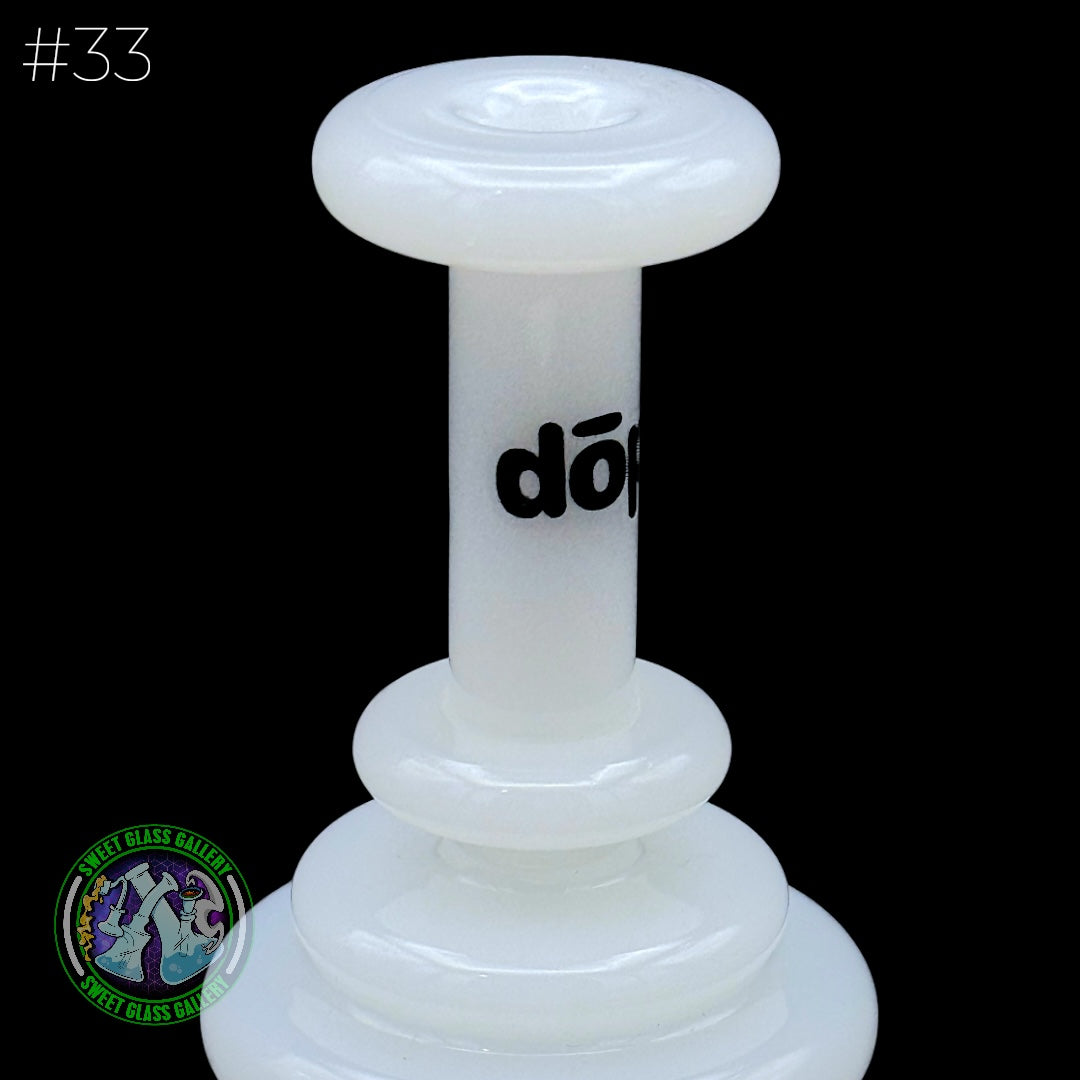 Dōp Glass - Puffco Attachment - Dry Bell White #33