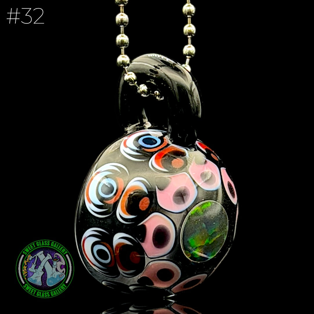 Steve H Glass - Pendant #32 - Dot Stack