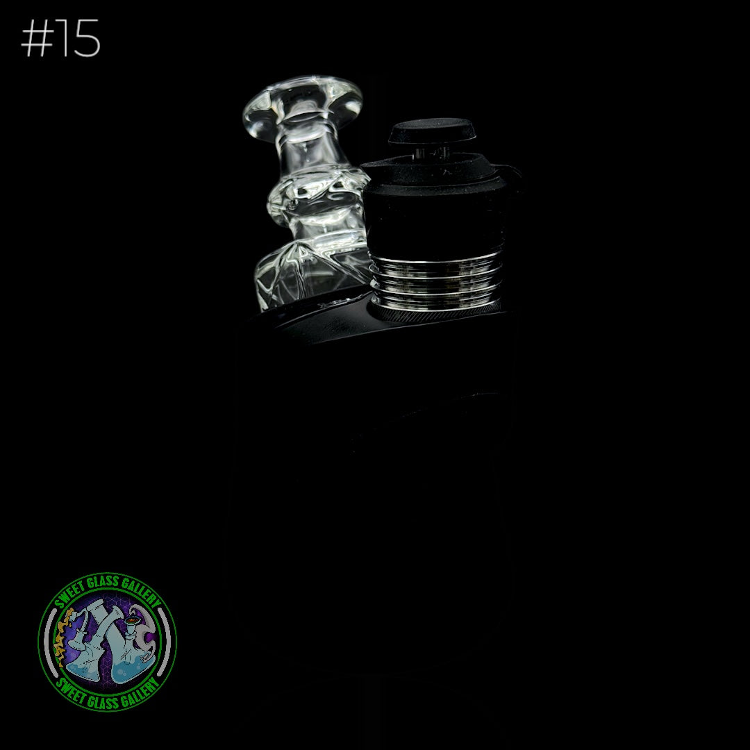 Evol Glass - Attachment - Puffco Peak #15 Hand Cut (Clear)