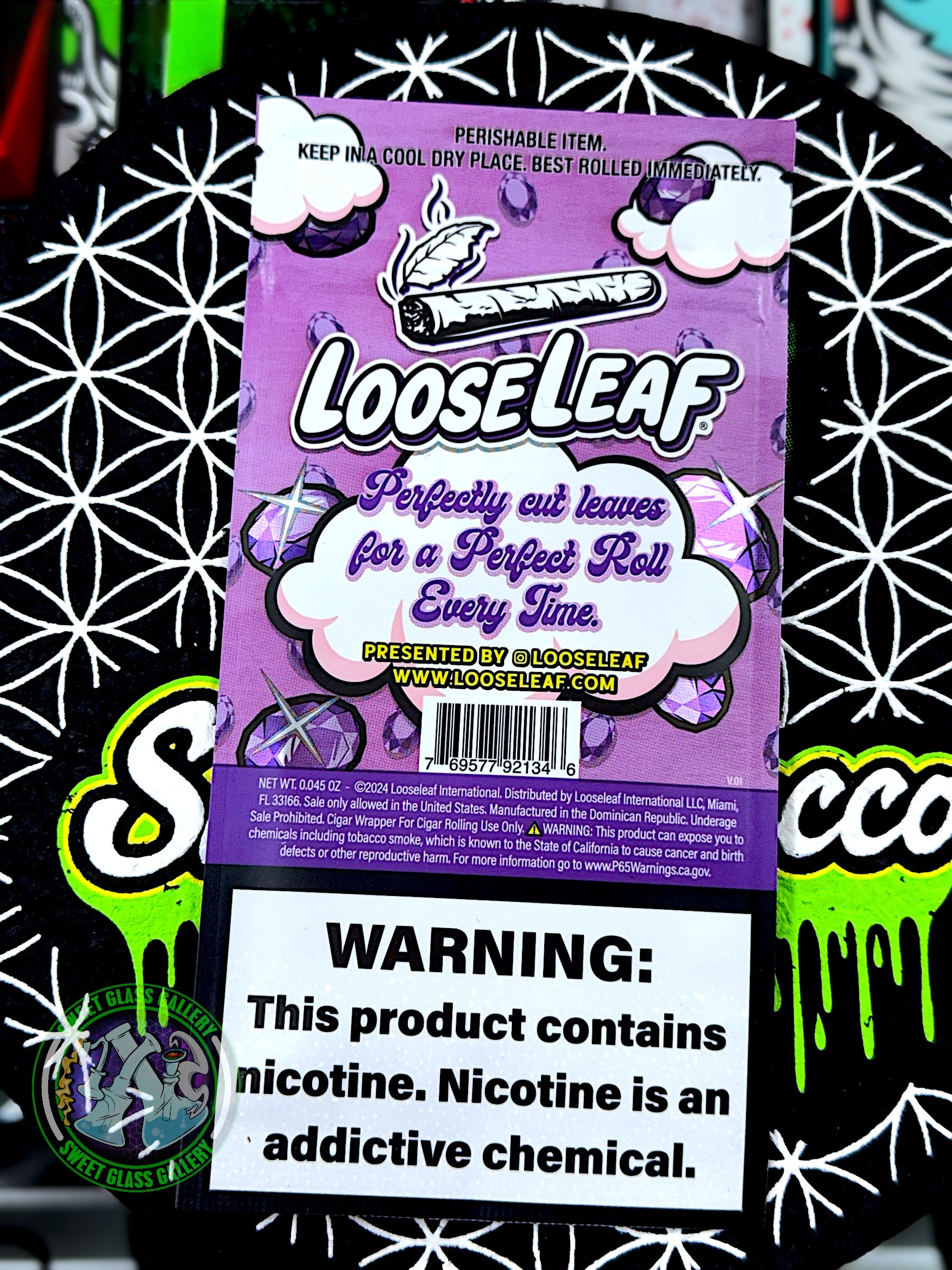 Loose Leaf - Purple Dream (All Natural Tobacco Leaf Wraps 2-Pack)