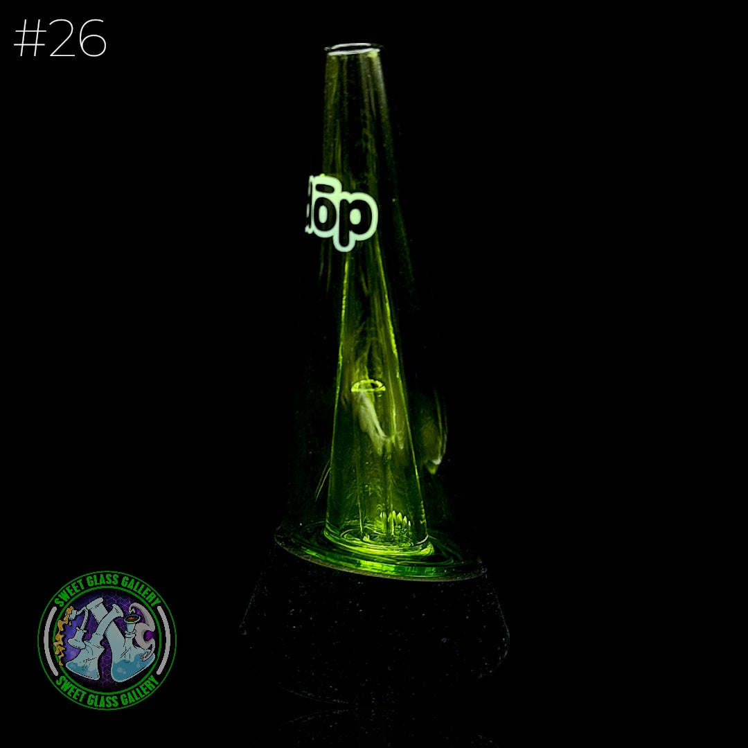 Dōp Glass - Puffco Attachment - 5-Hole Green #26
