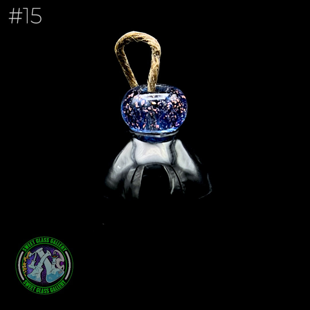 Sandberg Glass - Bob-omb - Hemp Wick Holder #15