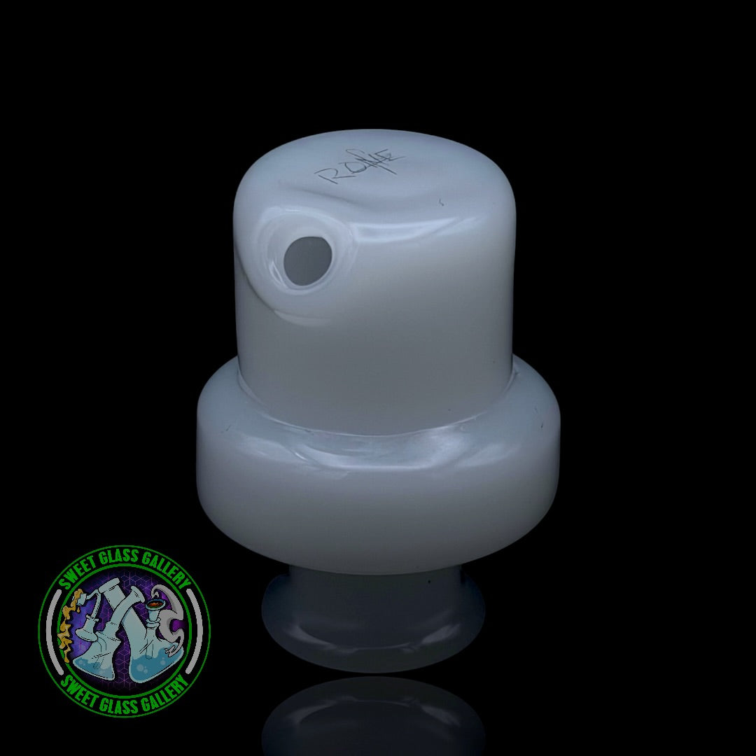Rone Glass -Puffco Pivot Top #7 - Spray Can Tip White
