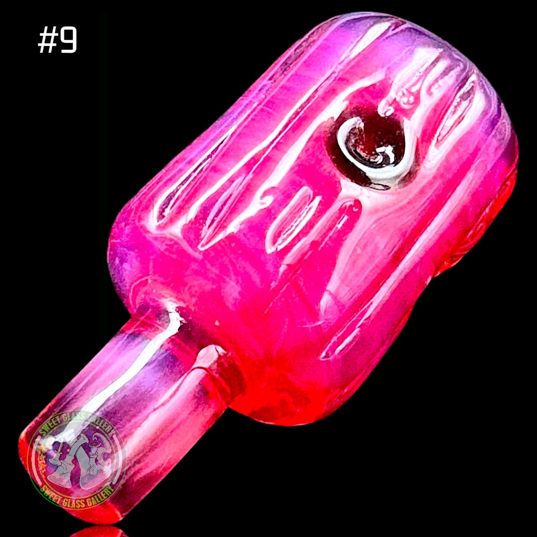 Rone Glass - Pendant #9 - Spray Tip (Telemagenta)