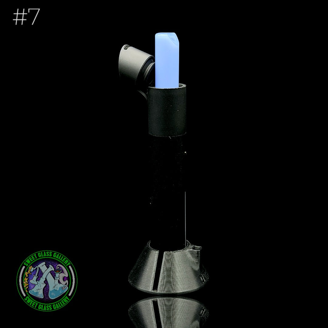 Kovacs Glass - Puffco Pivot Attachment #7 - Milky Blue