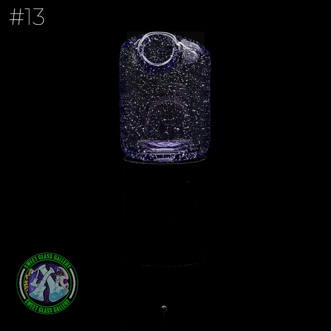 Kizmit Glass - Pivot Top #13 (Purple Lollipop)