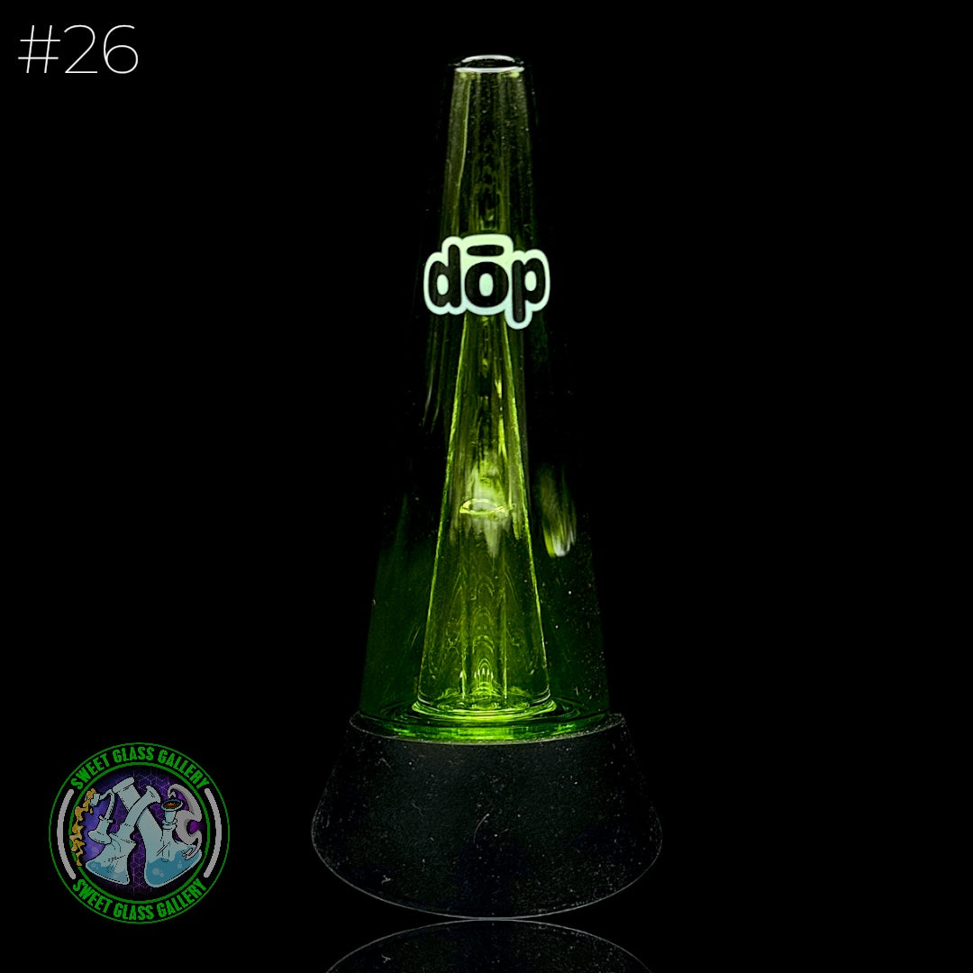 Dōp Glass - Puffco Attachment - 5-Hole Green #26