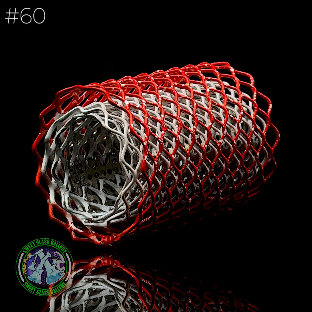 Mamba Guardzz - Heat Cage #60 - Blazer GT8000 Guard (Ghost Series - Red w/ White Splatter)