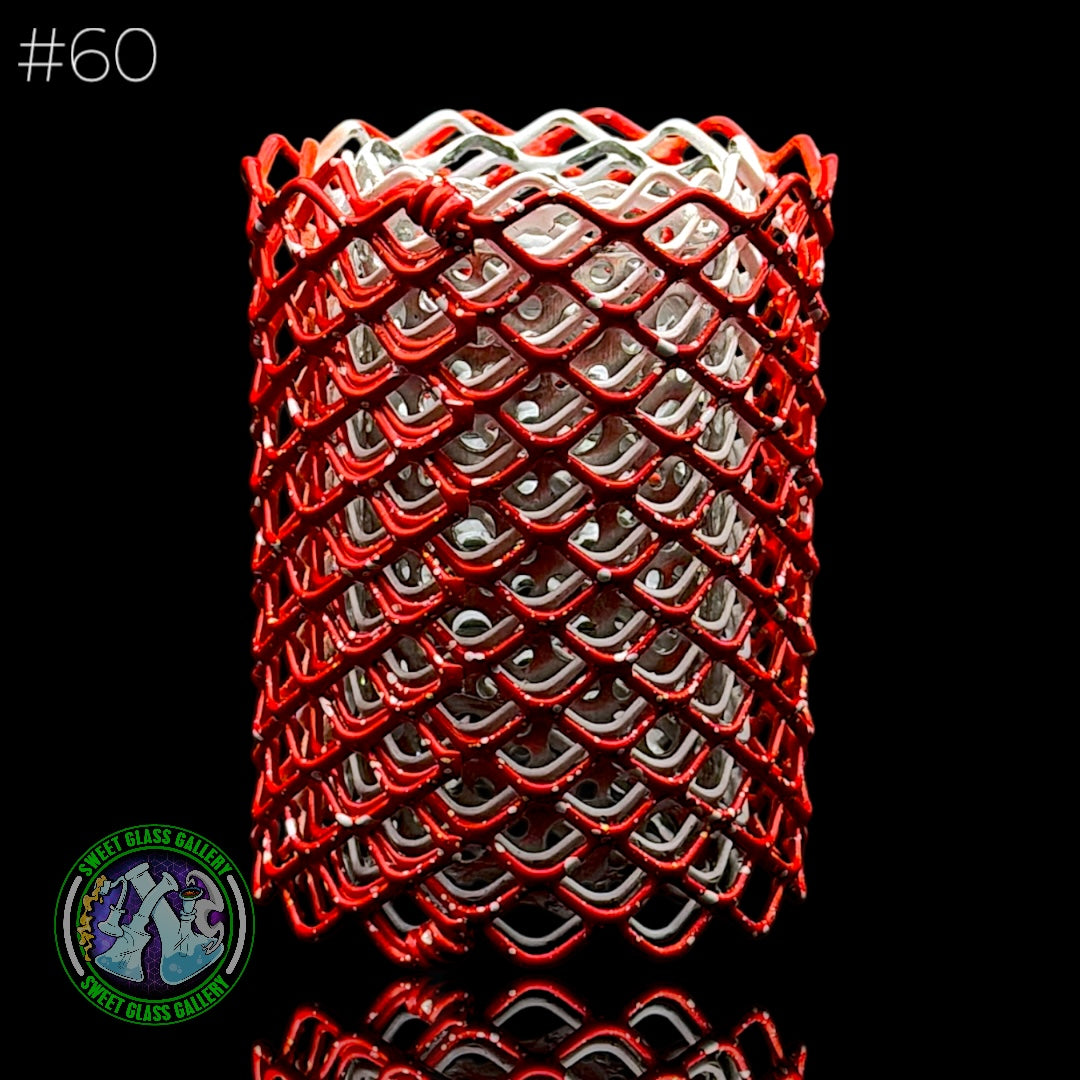 Mamba Guardzz - Heat Cage #60 - Blazer GT8000 Guard (Ghost Series - Red w/ White Splatter)