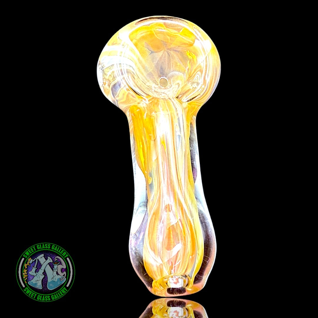 Daniel's Glass Art - Dry Pipe #2 - Gold Fumed