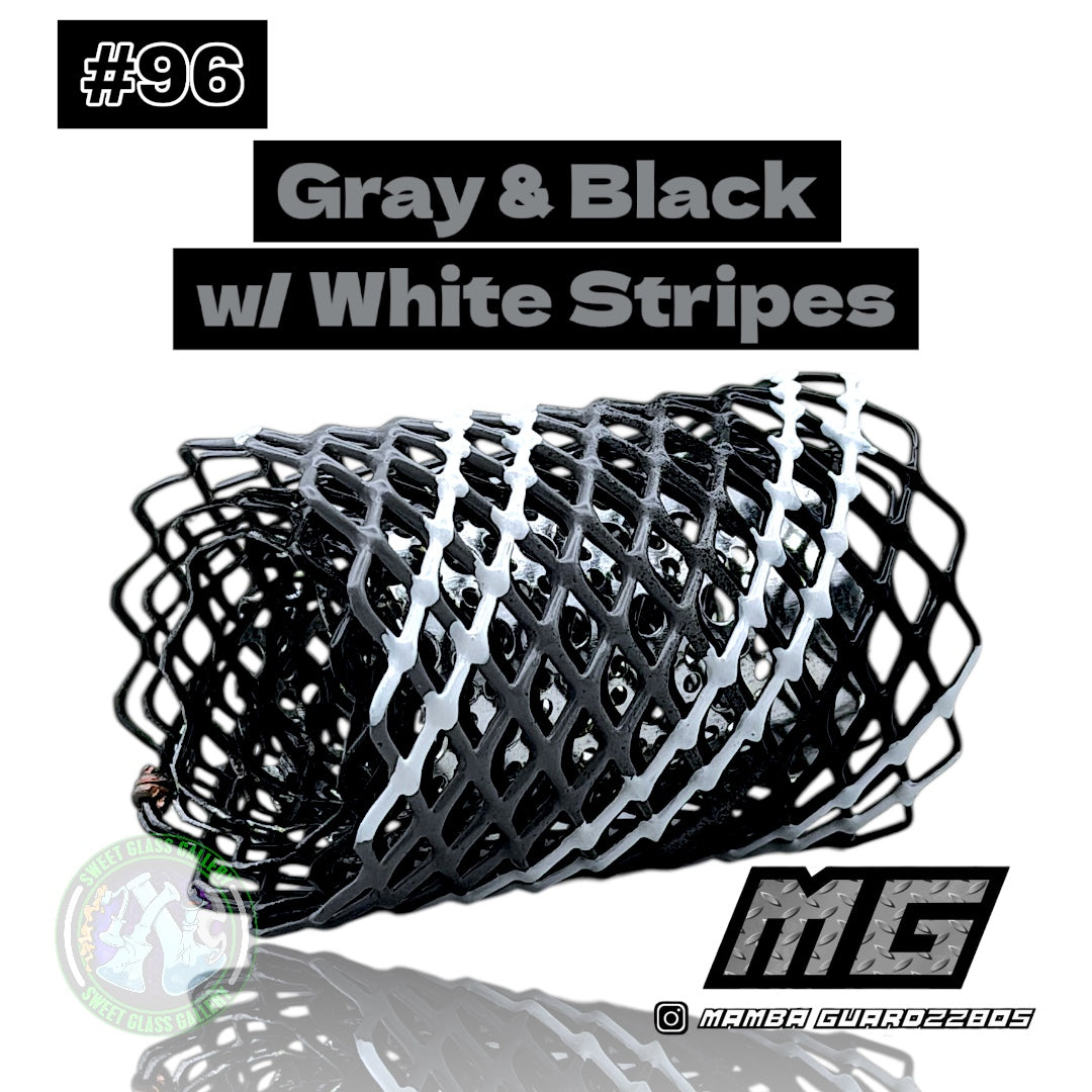 Mamba Guardzz - Heat Cage #96 Blazer GT8000 Guard (Gray & Black w/ White Stripes)