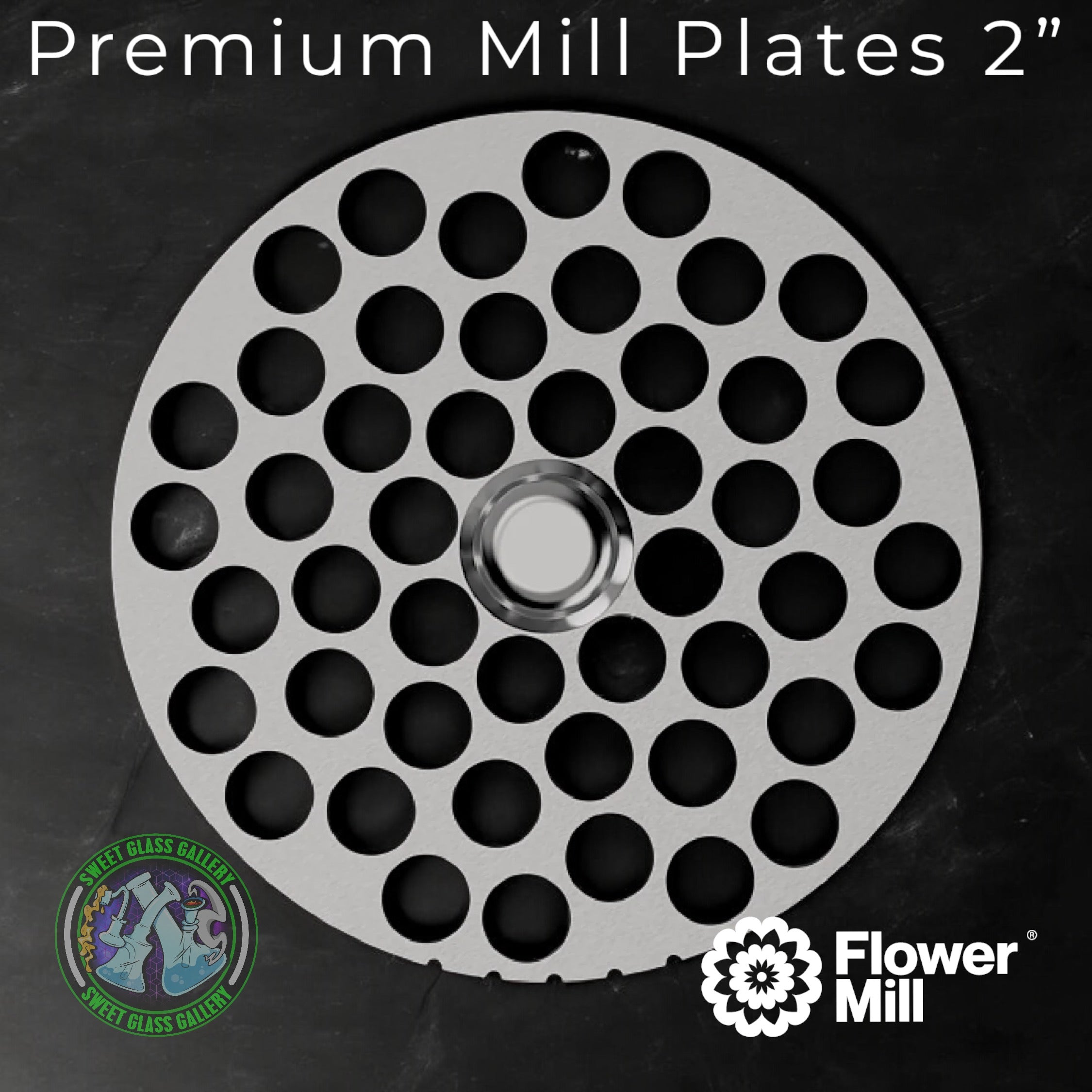 Flower Mill - Next Gen Premium 2” Mill Plates