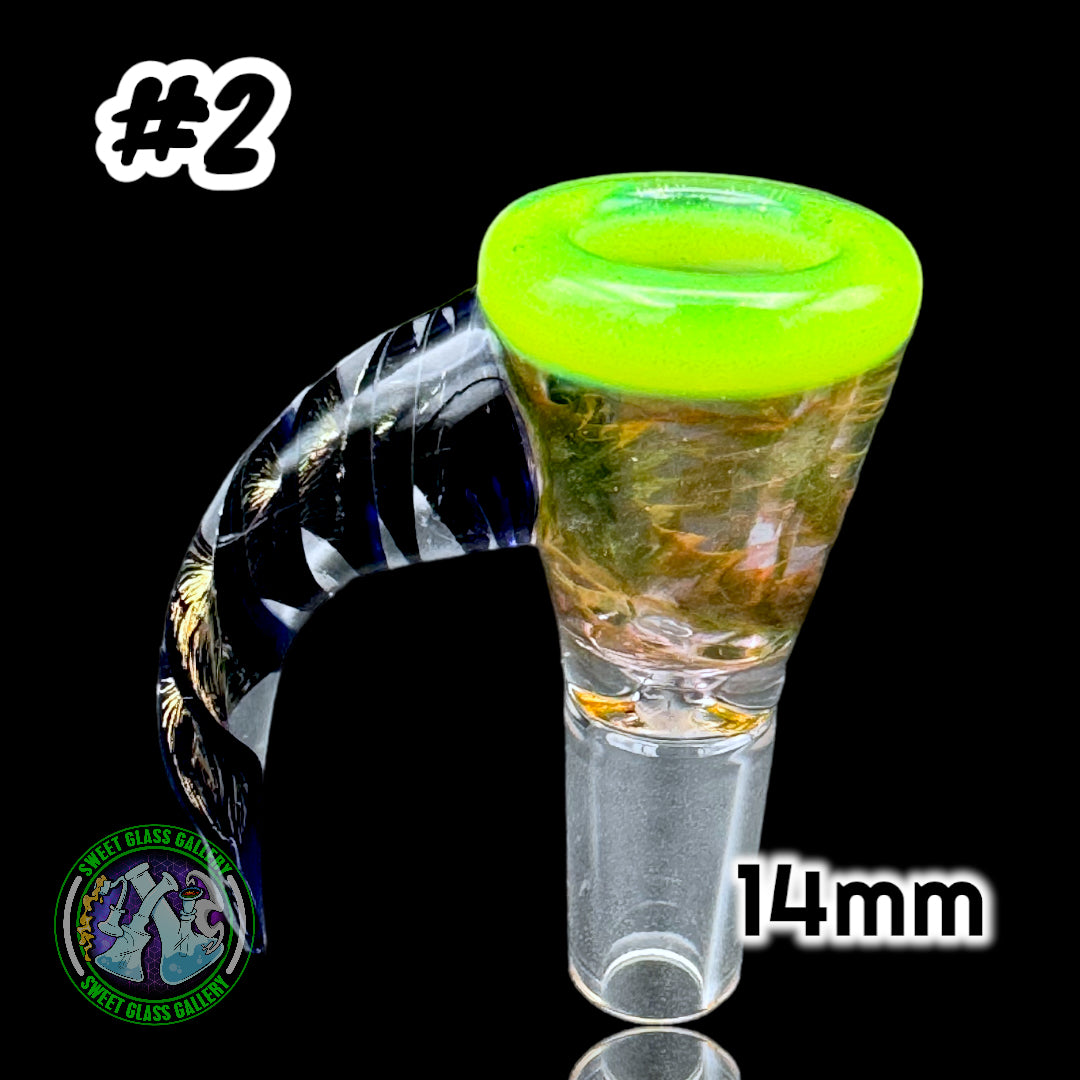 Glass Act Glassworx - Flower Bowl w/ Dichro Horn #2 (14mm)