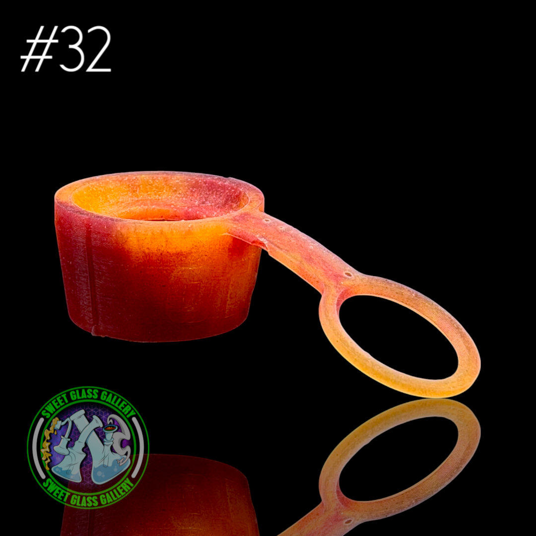 One Trick Pony - Rockulus Tether #32 - Puffco Peak Pro 3DXL - Red/Orange