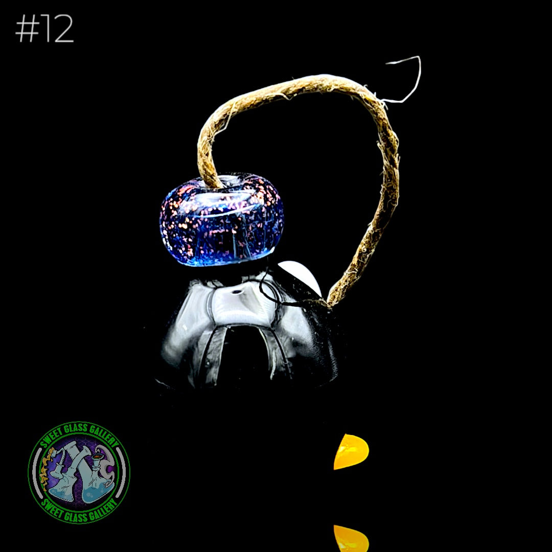 Sandberg Glass - Bob-omb - Hemp Wick Holder #12