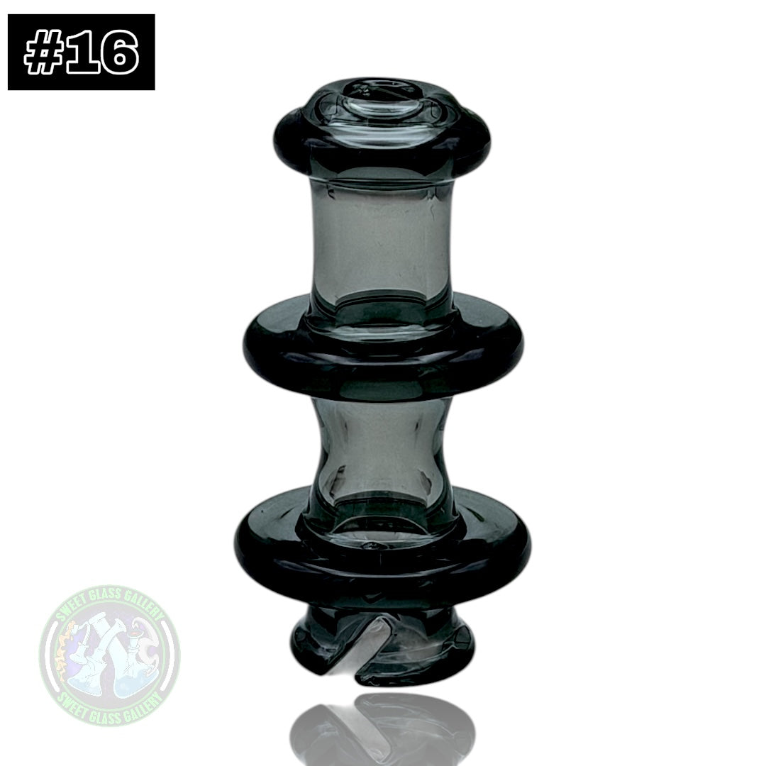 Rone Glass -Puffco Pivot Top #16 - Transparent Black