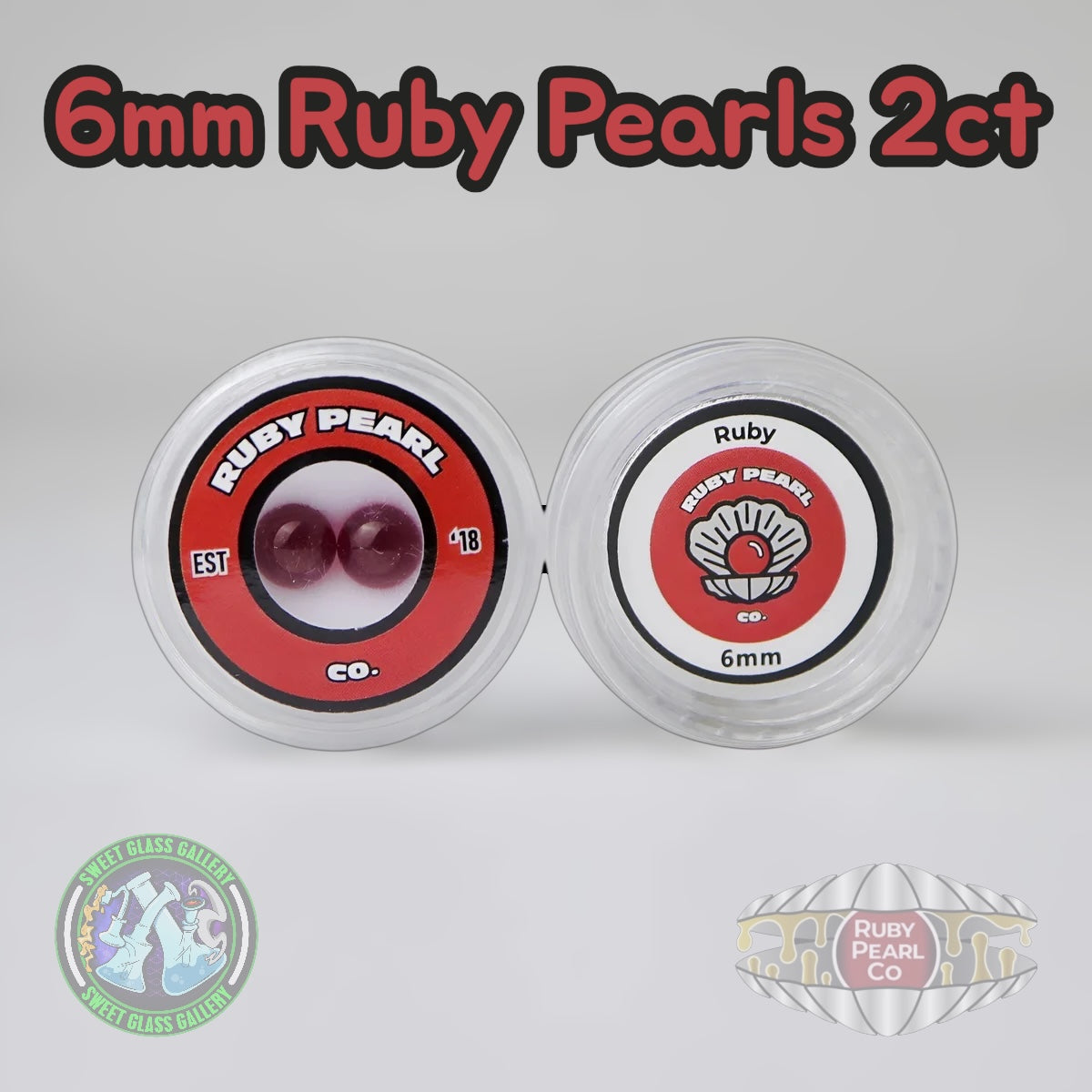 Ruby Pearl Co - Terp Pearl - Ruby 6mm 2ct