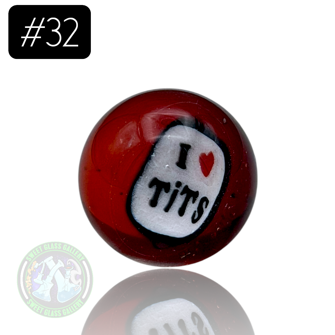 Keys Glass - Marble #32 (I Love Tits)