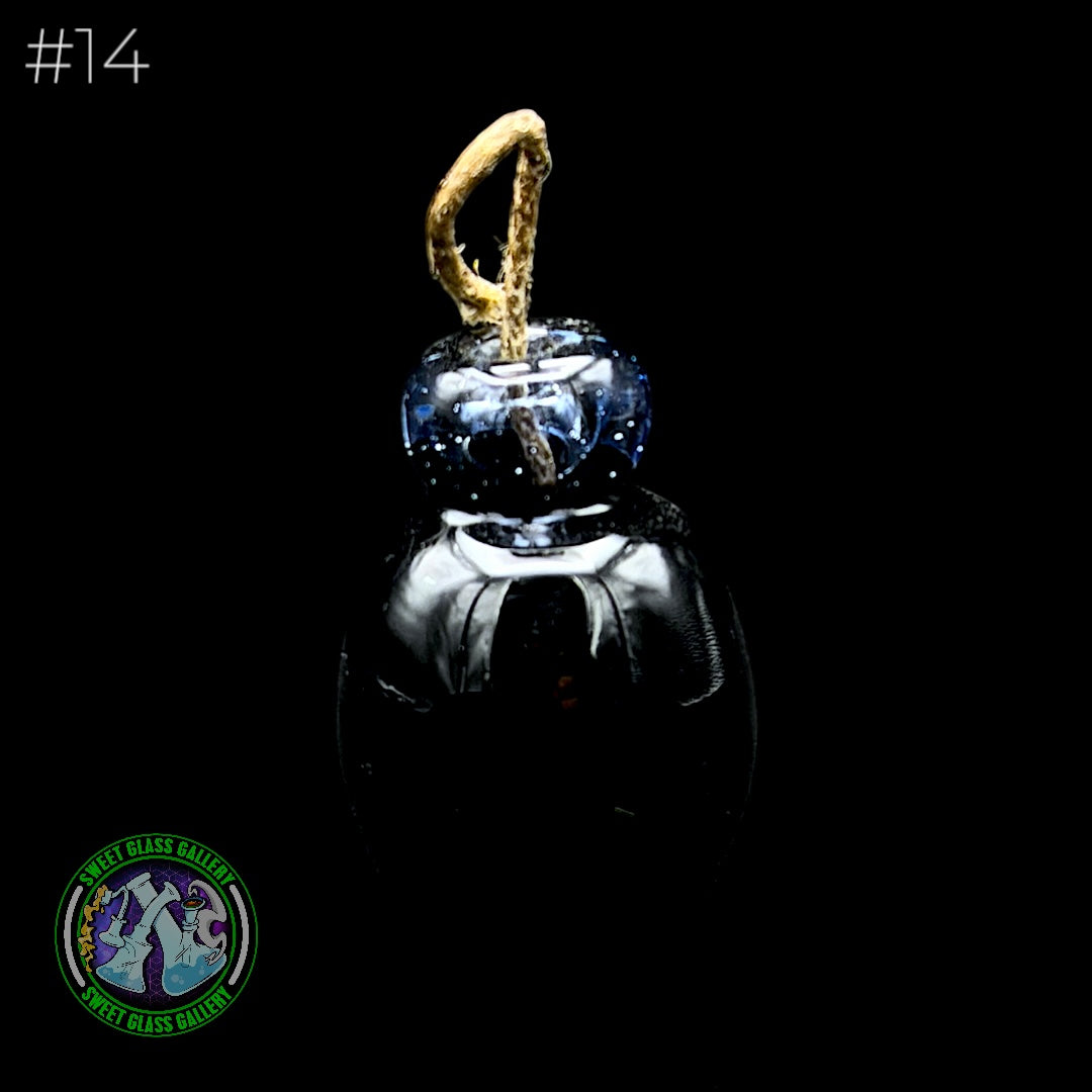 Sandberg Glass - Bob-omb - Hemp Wick Holder #14