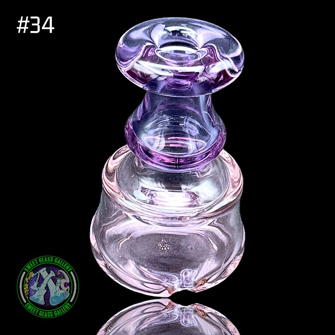 Evol Glass - Attachment #34 - Puffco Peak (Transparent Purple & Transparent Pink)