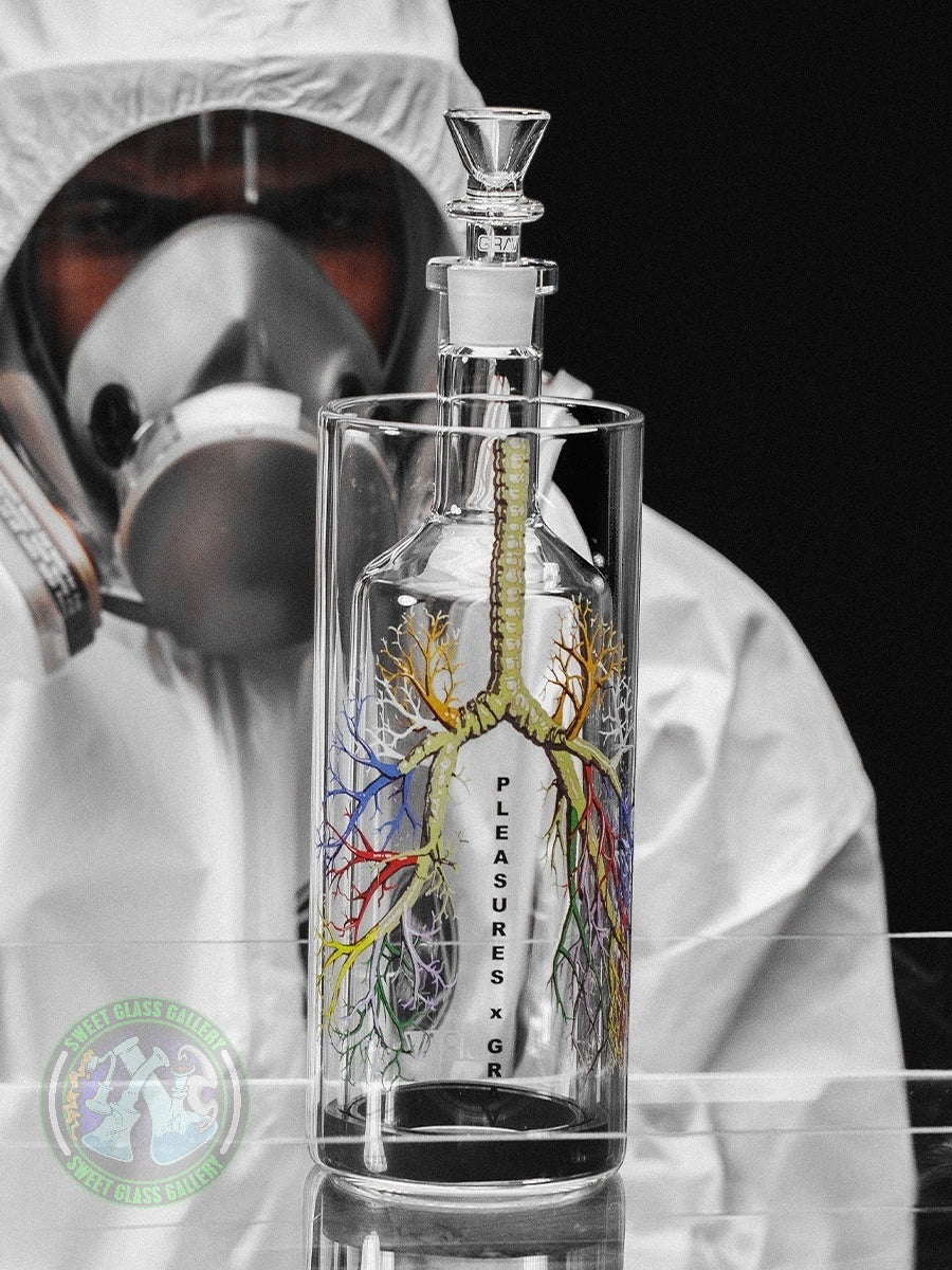 Grav x Pleasures - Gravitron Large - Breathe Again Gravity Bong