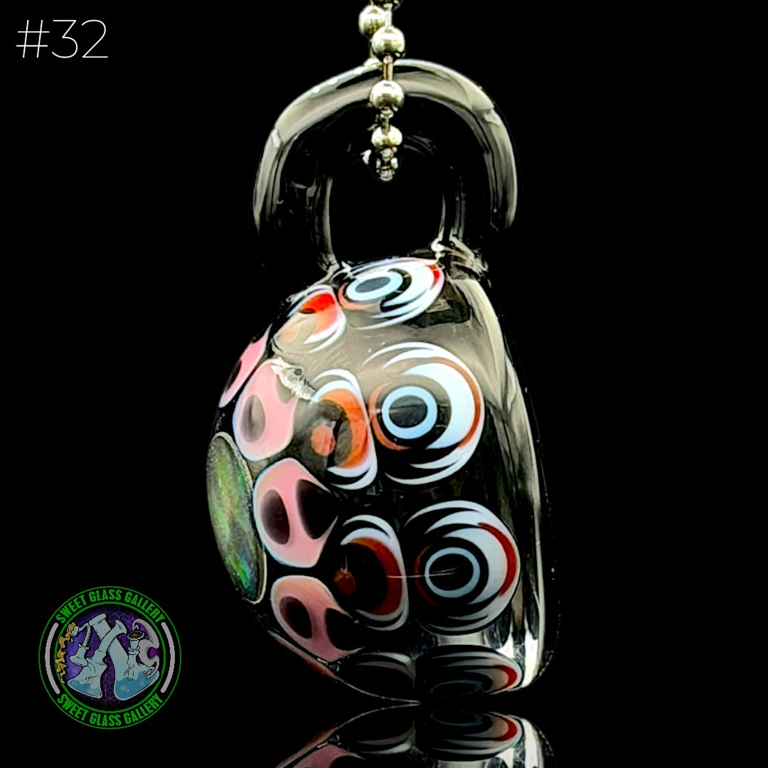 Steve H Glass - Pendant #32 - Dot Stack