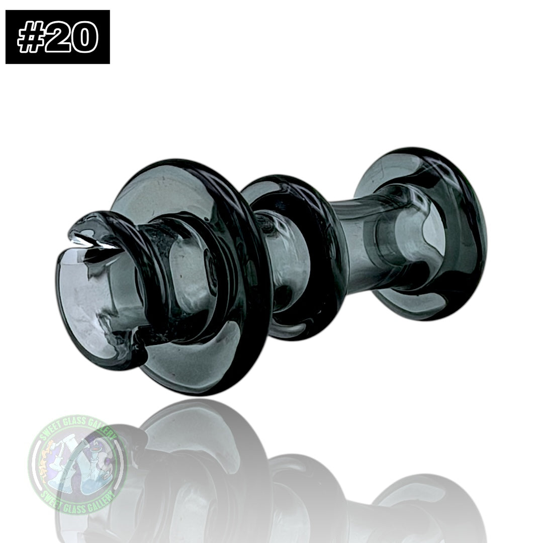Rone Glass -Puffco Pivot Top #20 - Transparent Black