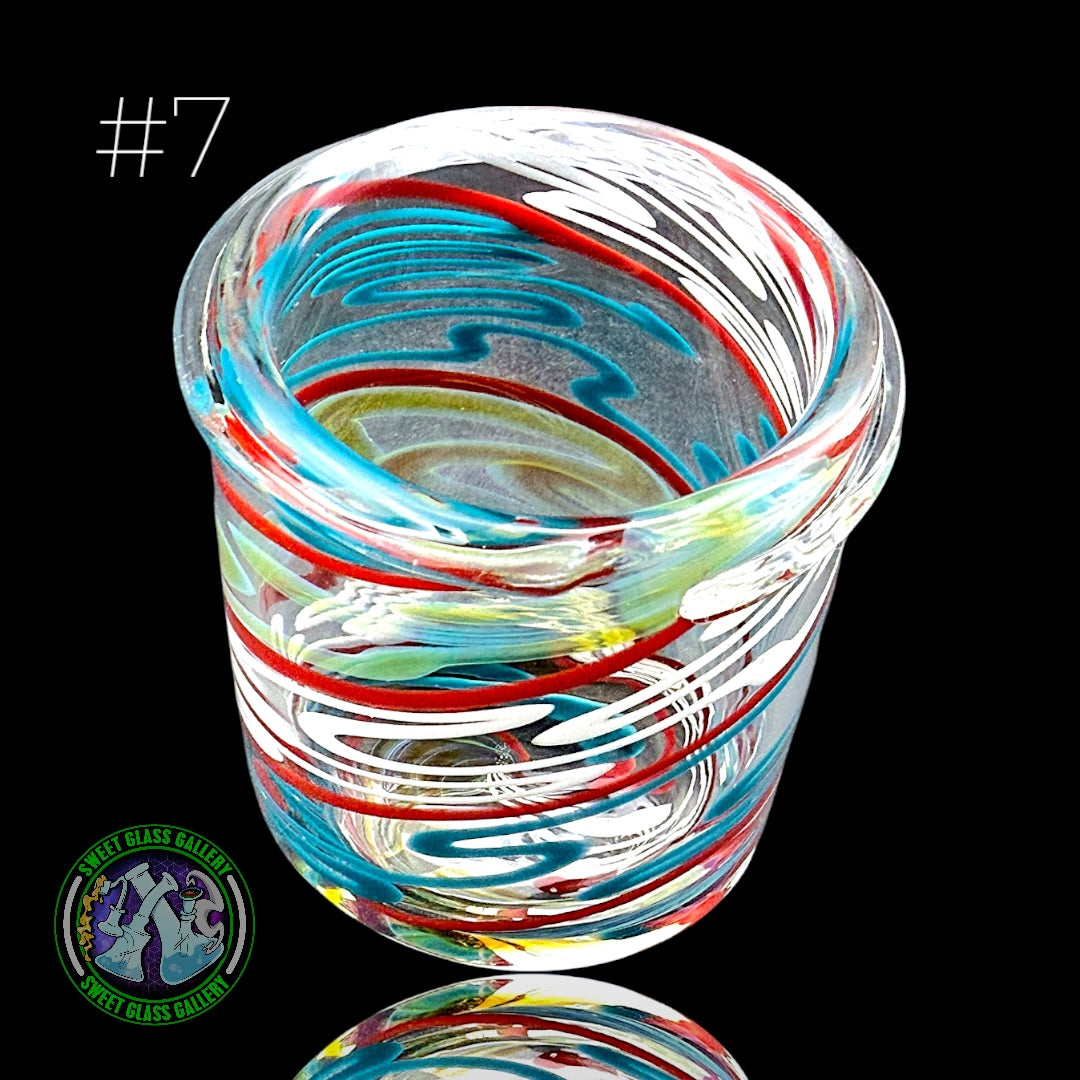 Ben’s Glass Art - Baller Jar #7 - X-Large Inside Out Tech