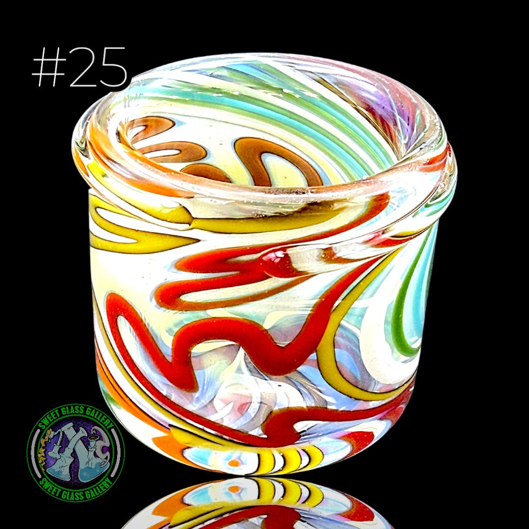 Ben’s Glass Art - Baller Jar #25 - Inside Out Tech