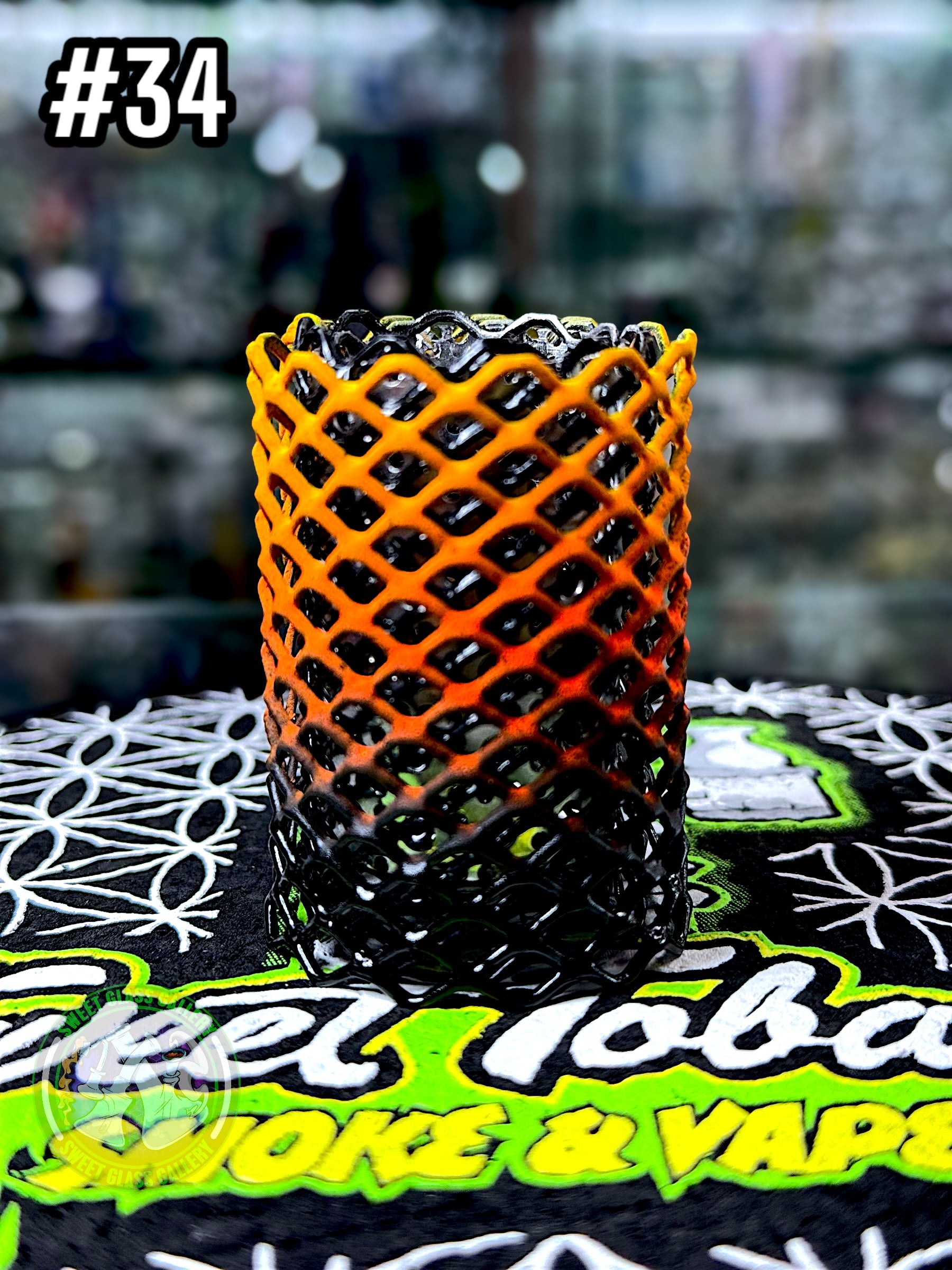 Mamba Guardz - Heat Cage #34 Blazer GT8000 Guard (Black & Matte Orange Fade)